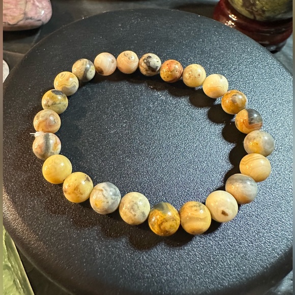 Jewelry - Yellow crazy lace agate bracelet